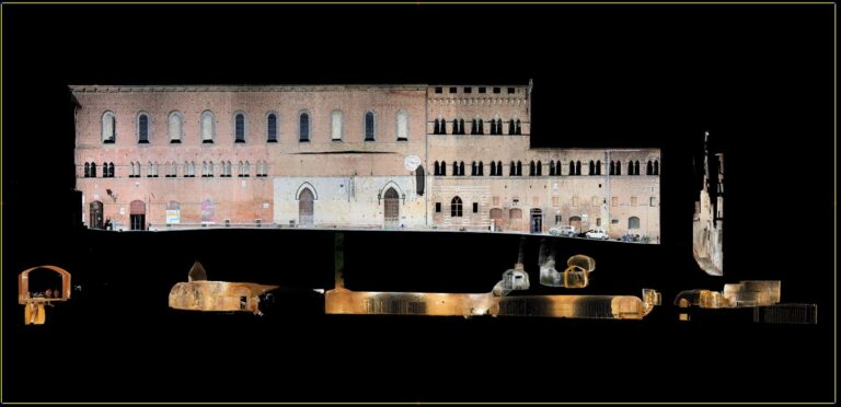 06 Museo Archeologico Santa Maria Della Scala Sezione Nuvola Di Punti Rilievi Laser Scanner3d Proeco