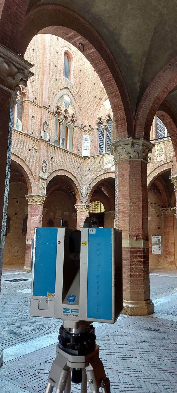 06 Palazzo Comunale Siena Entrone Rilievi Laser Scanner3d Proeco