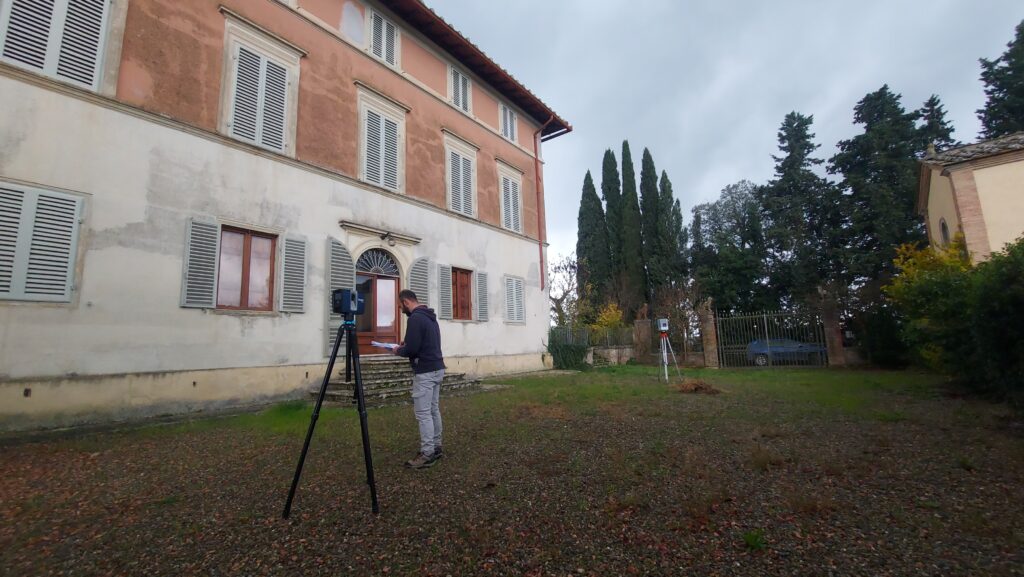 Rilievo laser scanner edificio residenziale per compravendita